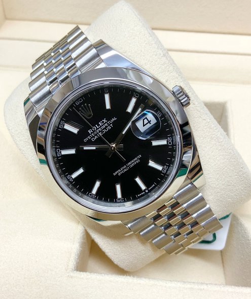 DateJust Black كوبي سويس