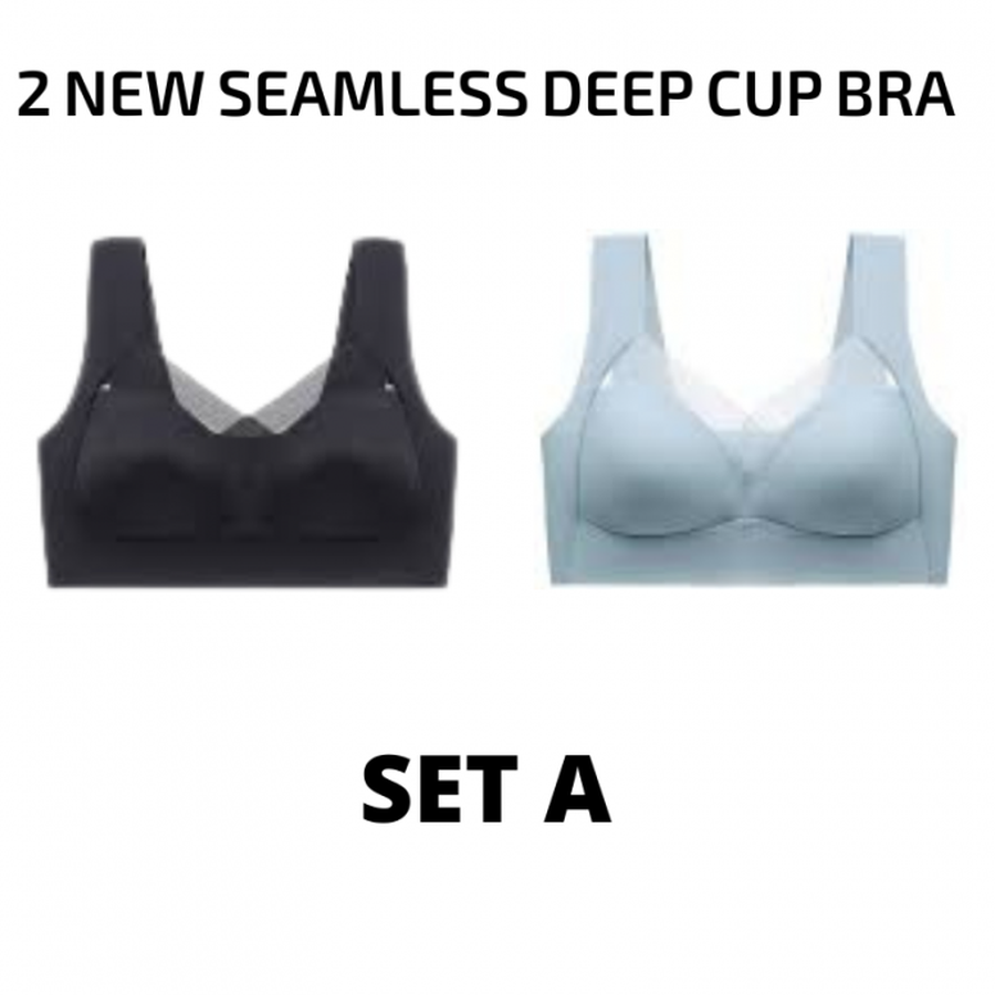 Deep Cup Push Up Wireless Bras 40% off