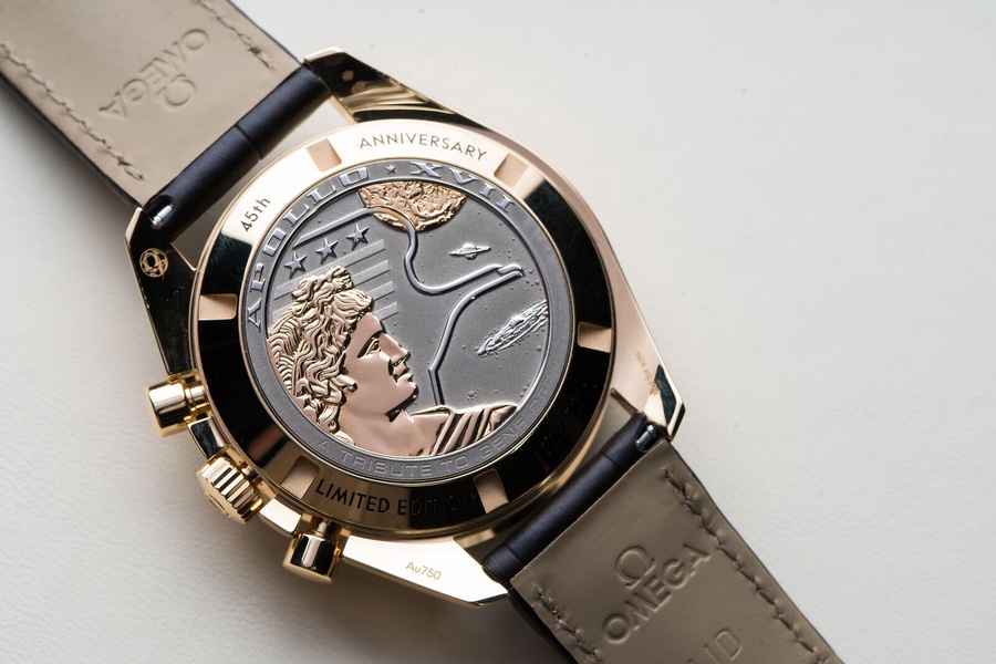 Master replica Speedmaster Moonwatch Apollo XVII45th Anniversary Limited Edition