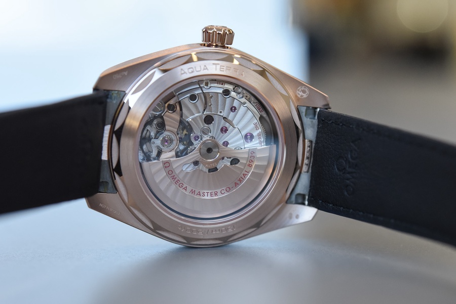 Limited Aqua Terra white dial black strap  