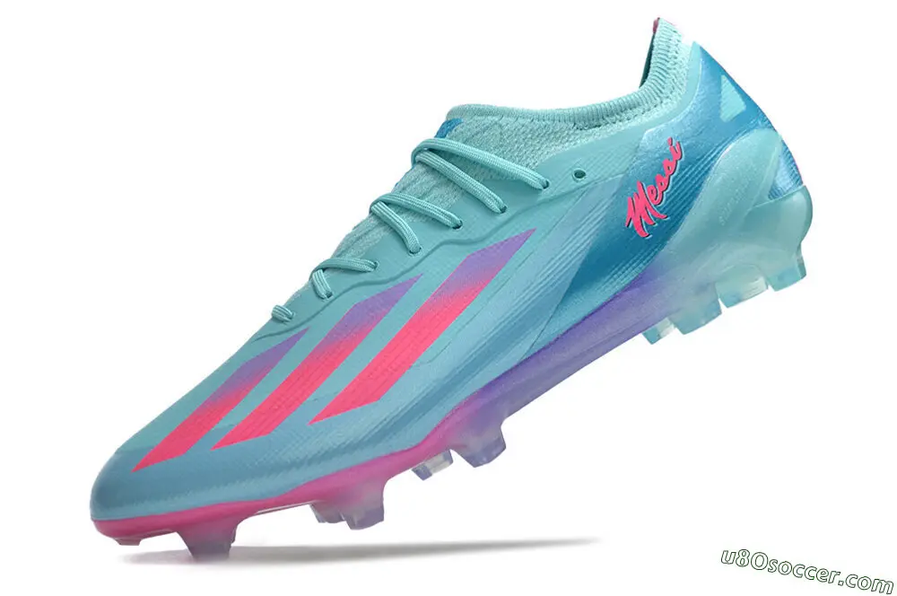 Adidas X Crazyfast FG Firm Ground Soccer Cleats Flash Aqua/Lucid