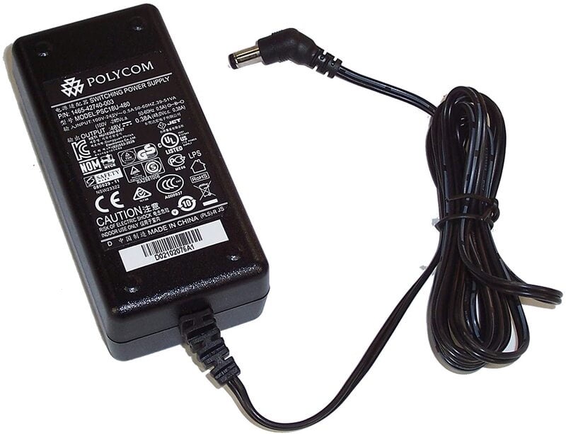 Polycom IP PSU - 48V - 0.4A - SoundPoint & VVX500 / 600 Series