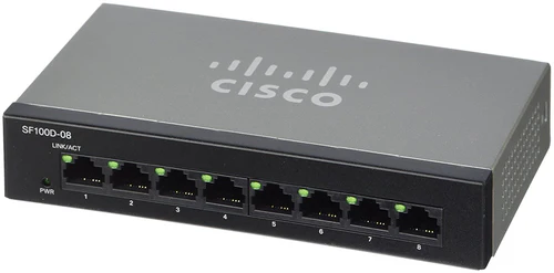 CISCO SYSTEMS SF100D-08 8 Port 10/100 Desktop Switch
