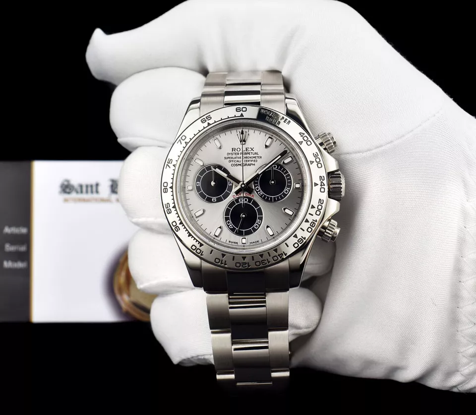 Rolex Daytona Grey Steel/Black Dial Master Replica
