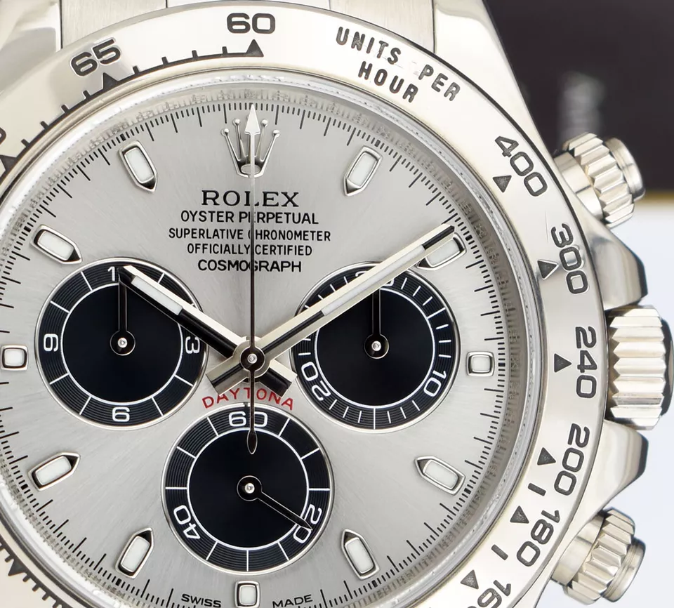 Rolex Daytona Grey Steel/Black Dial Master Replica