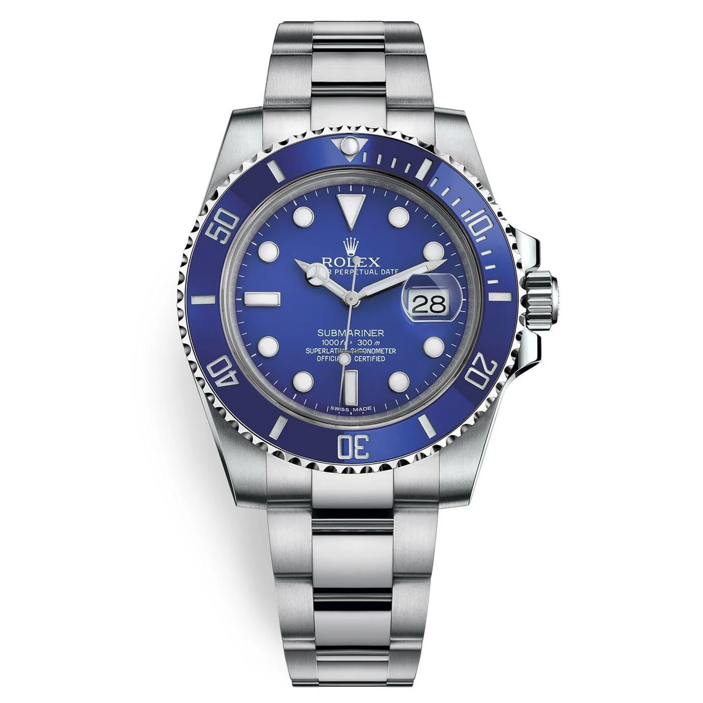 ساعة Rolex Submariner Blue ماستر درجة اولي