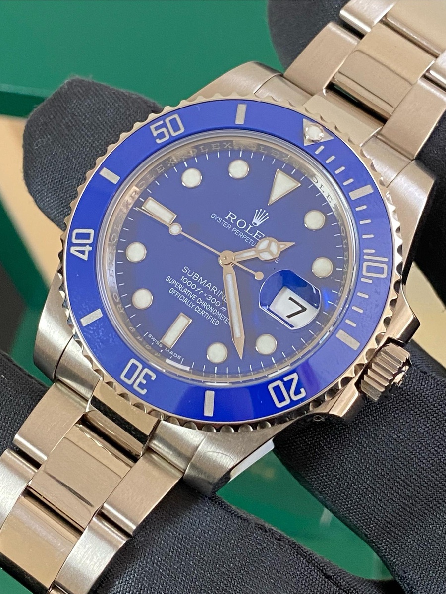 ساعة Rolex Submariner Blue ماستر درجة اولي