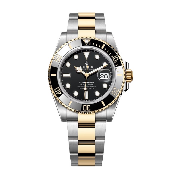 ساعة gold black Rolex Submariner درجة اولي