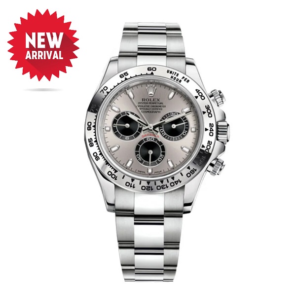 Rolex Daytona Grey Steel/Black Dial Master Replica