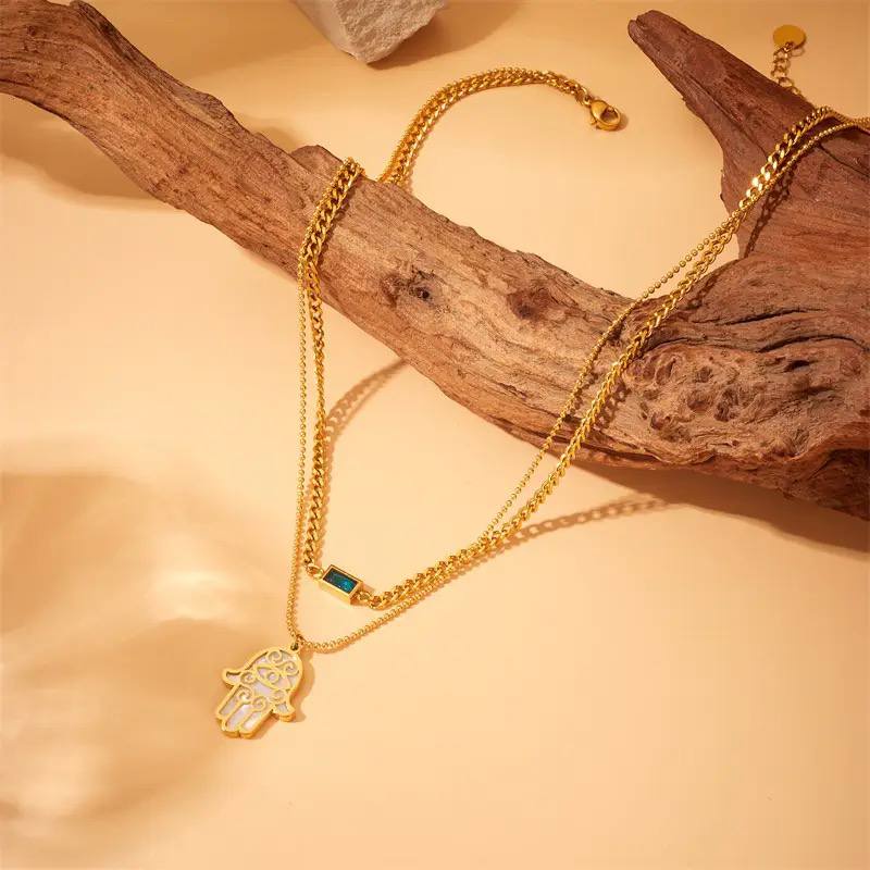 Necklace and bracelet & Pure stainless steel