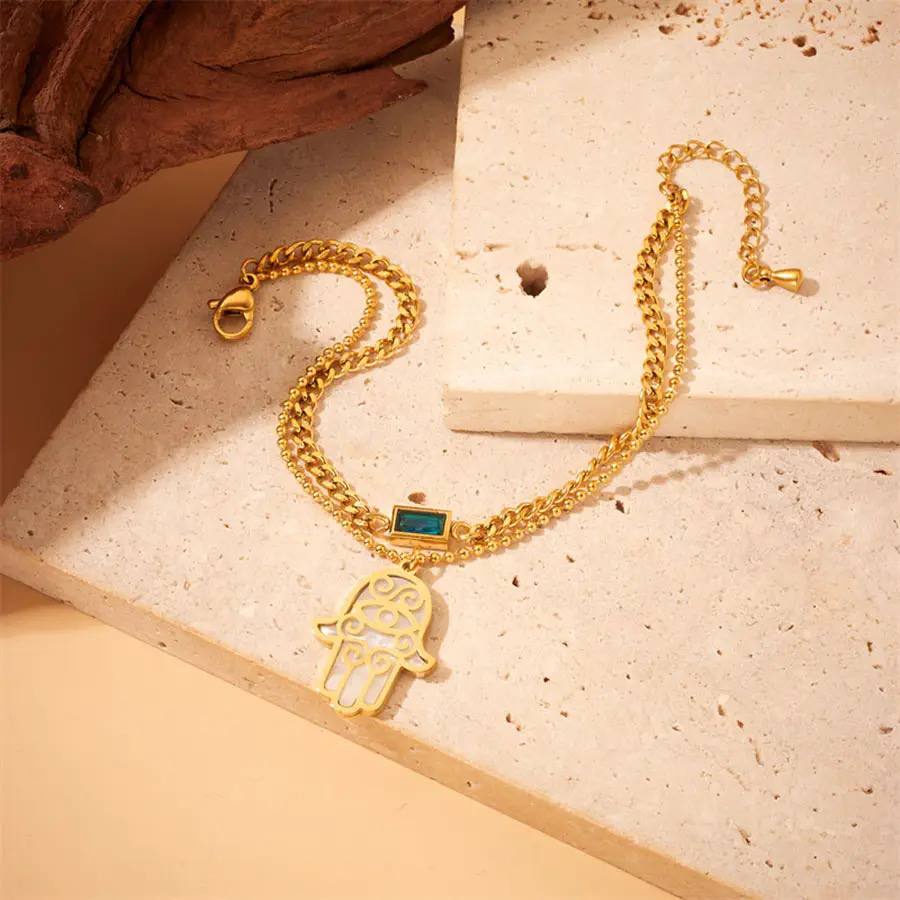 Necklace and bracelet & Pure stainless steel