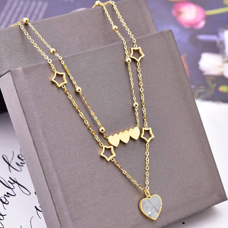 Hearts 2 Rope Necklace