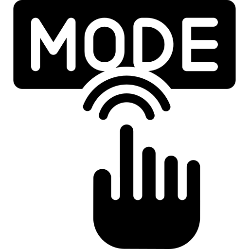  ثلاثة أوضاع إضاءة

