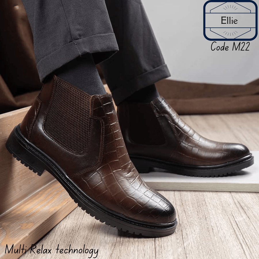 هافبوت جلد طبيعي M22 