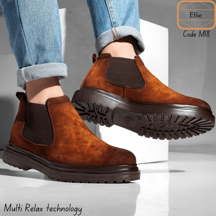 هافبوت جلد طبيعي M18 