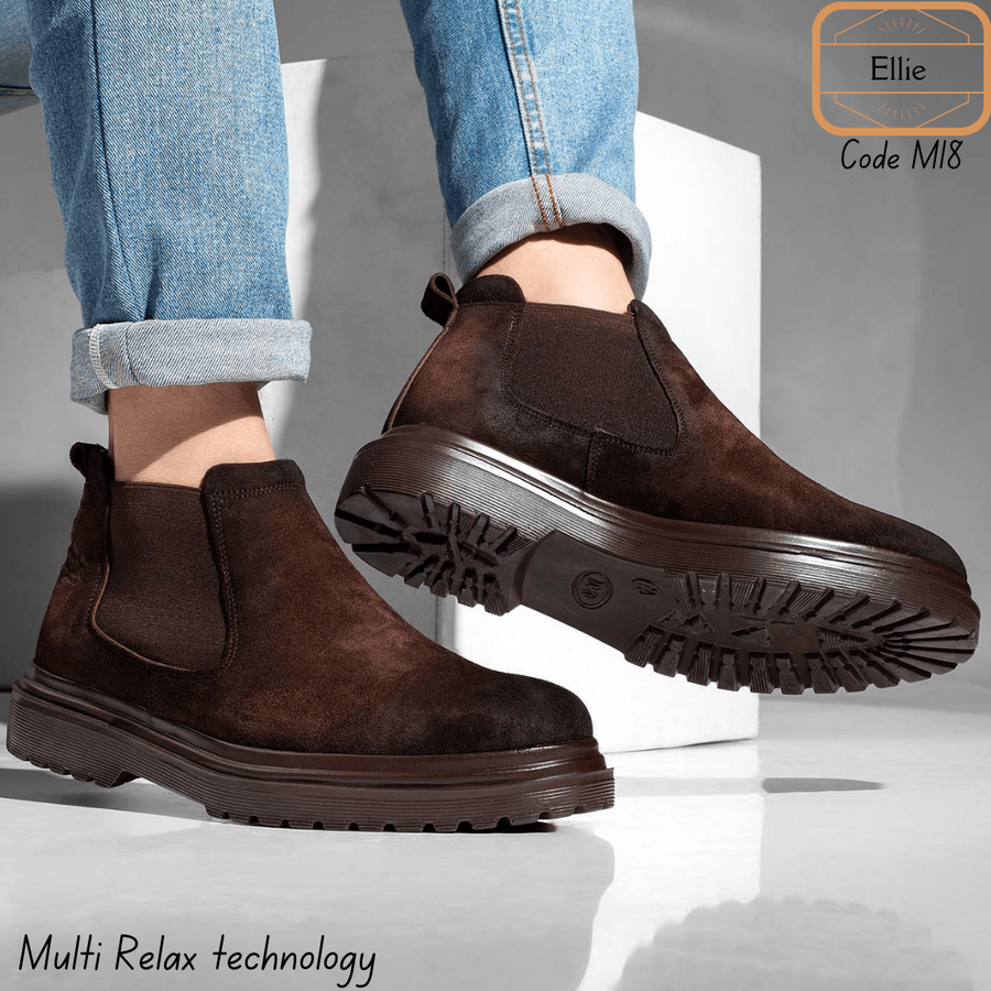 هافبوت جلد طبيعي M18 