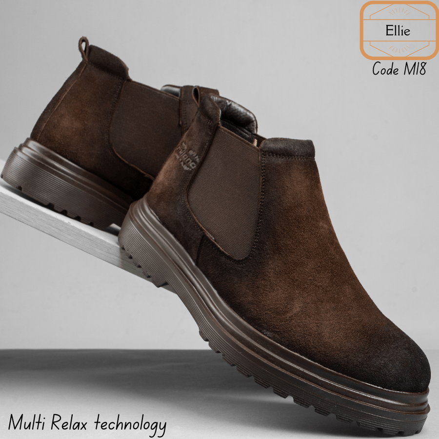 هافبوت جلد طبيعي M18 