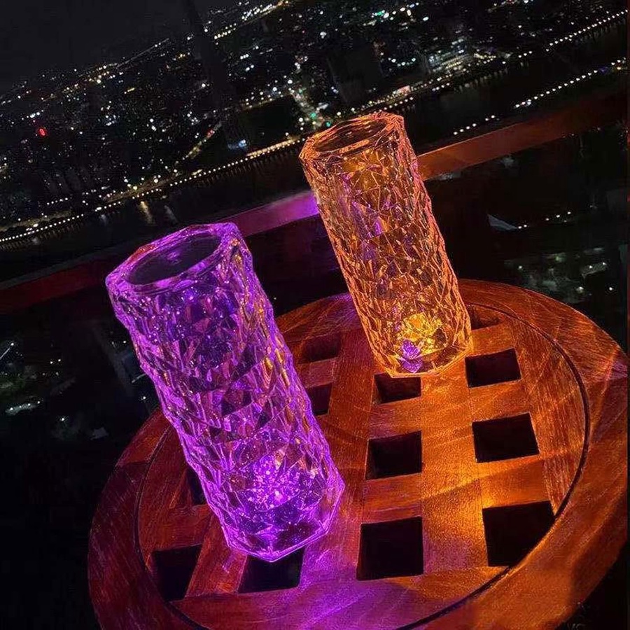 مصباح طاولة كريستال ماسي