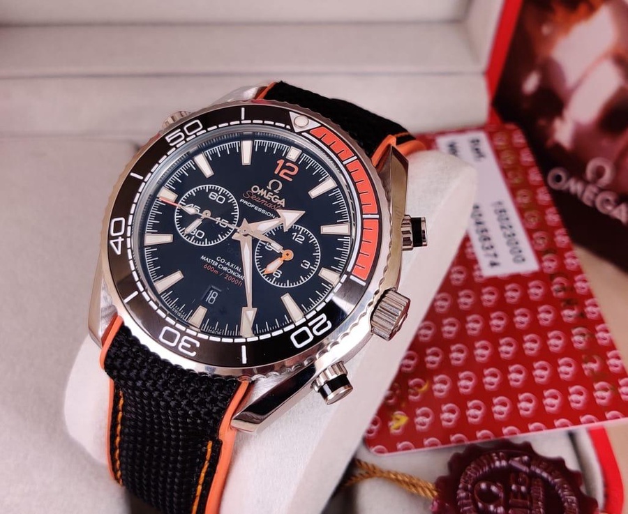   Seamaster Planet Ocean Black Rubber Strap
