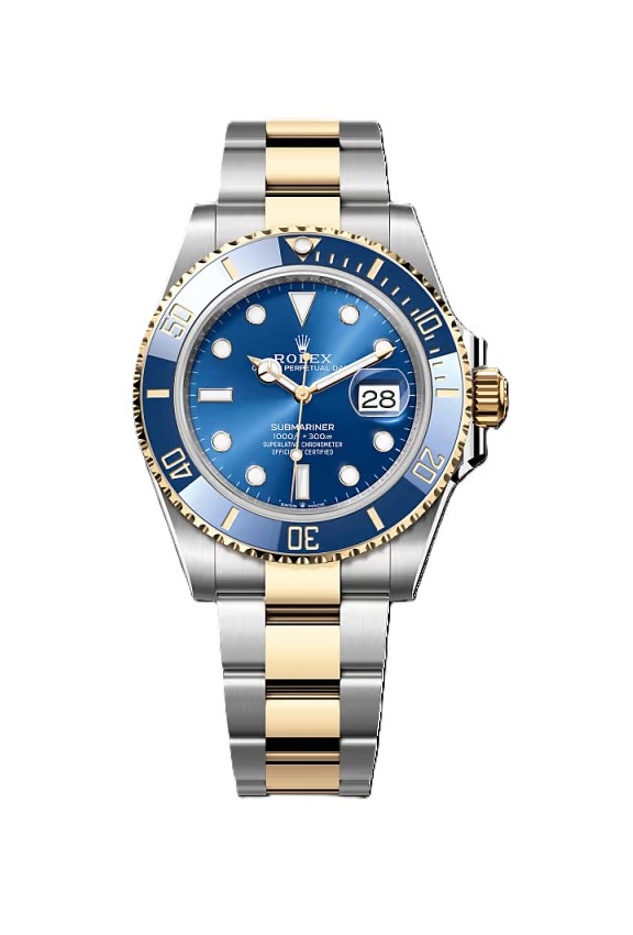 ساعة  Rolex Submariner Blue Gold  ماستر درجة اولي