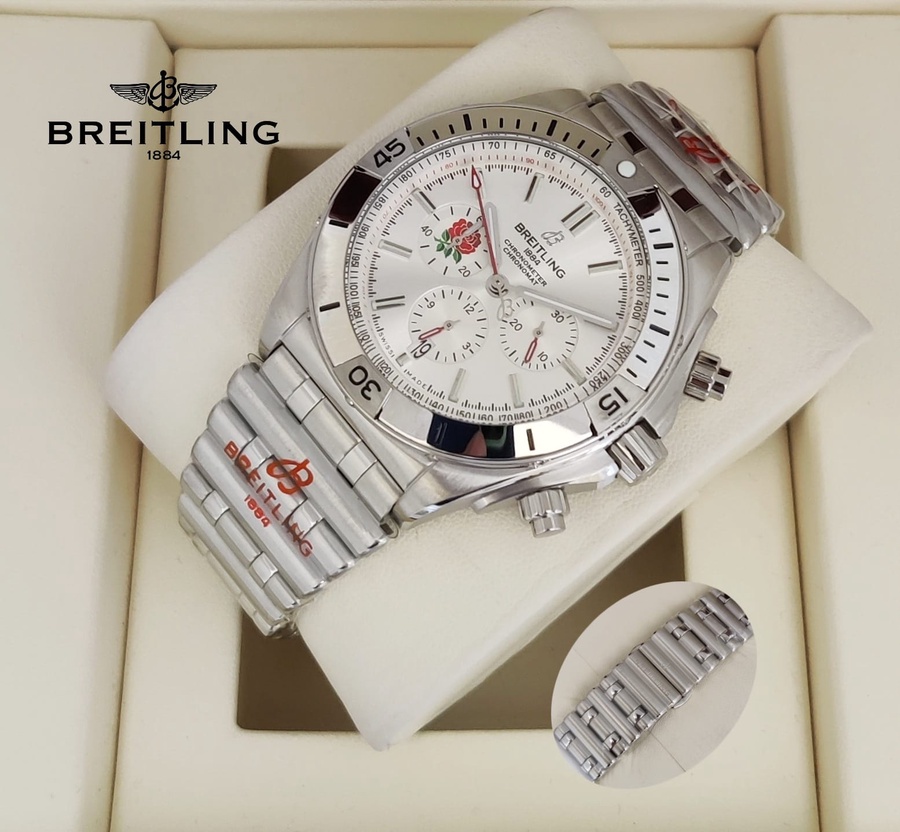 Chronomat 42 Six Nations England White Dia Master quality