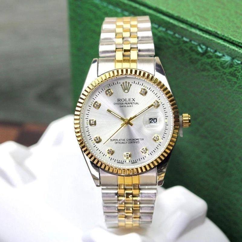 ساعة Rolex ديت جاست مينا ابيض 31mm