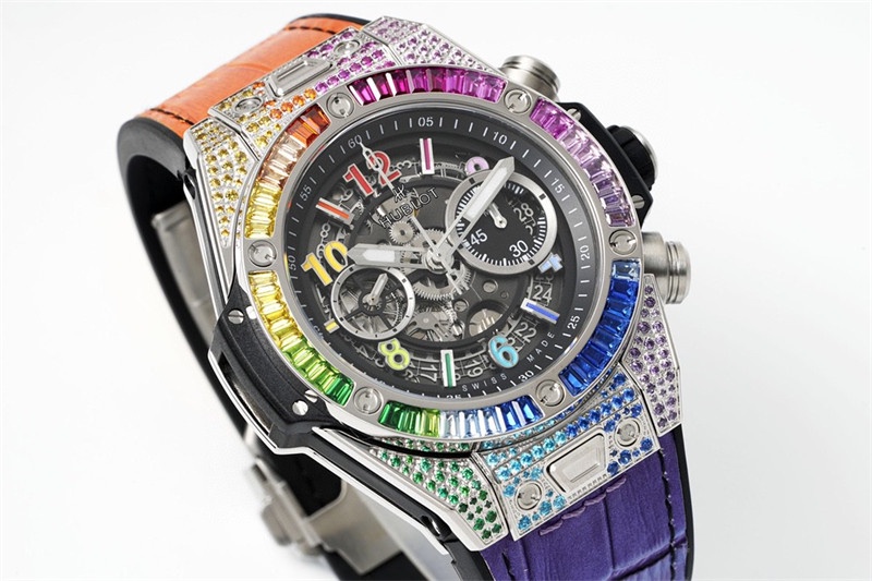  Hublot Big Bang Unico Rainbow Titanium Replica 45mm