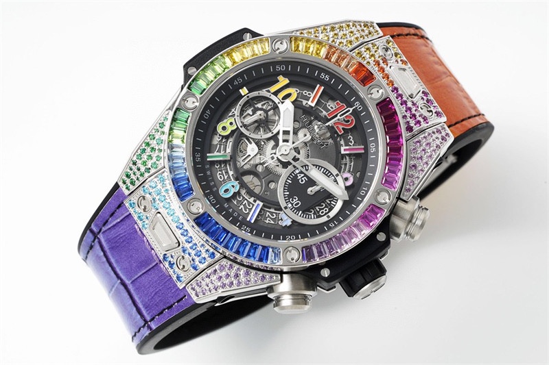  Hublot Big Bang Unico Rainbow Titanium Replica 45mm
