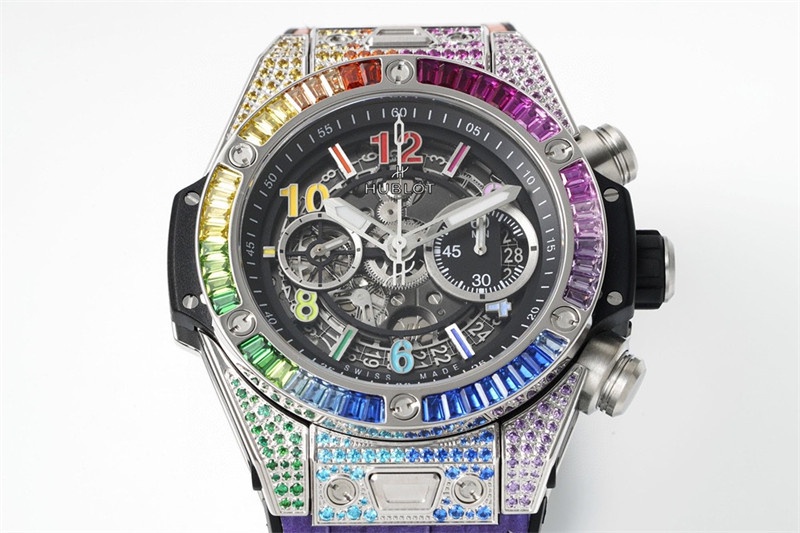  Hublot Big Bang Unico Rainbow Titanium Replica 45mm