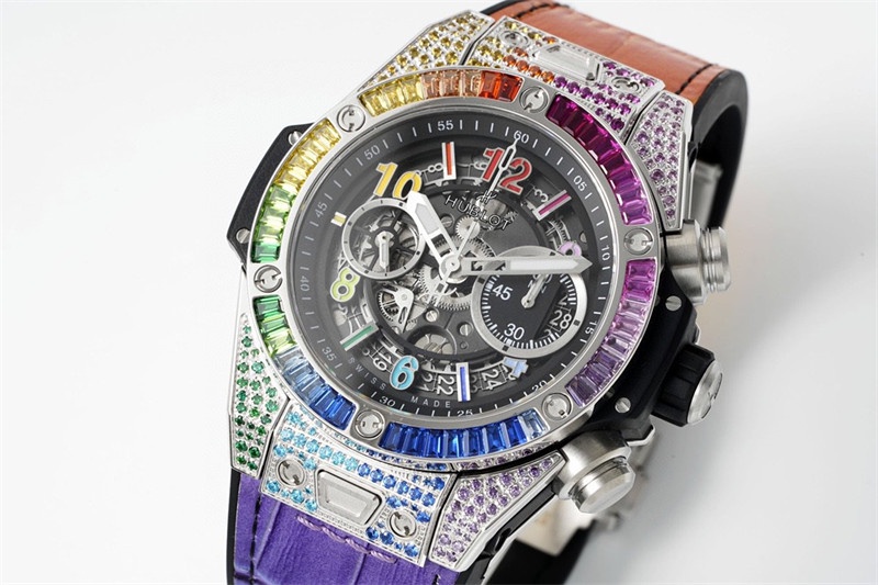  Hublot Big Bang Unico Rainbow Titanium Replica 45mm