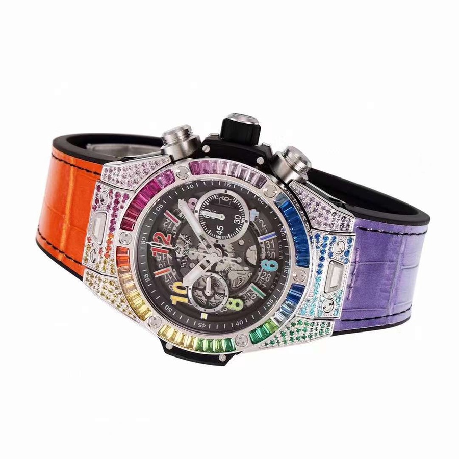  Hublot Big Bang Unico Rainbow Titanium Replica 45mm