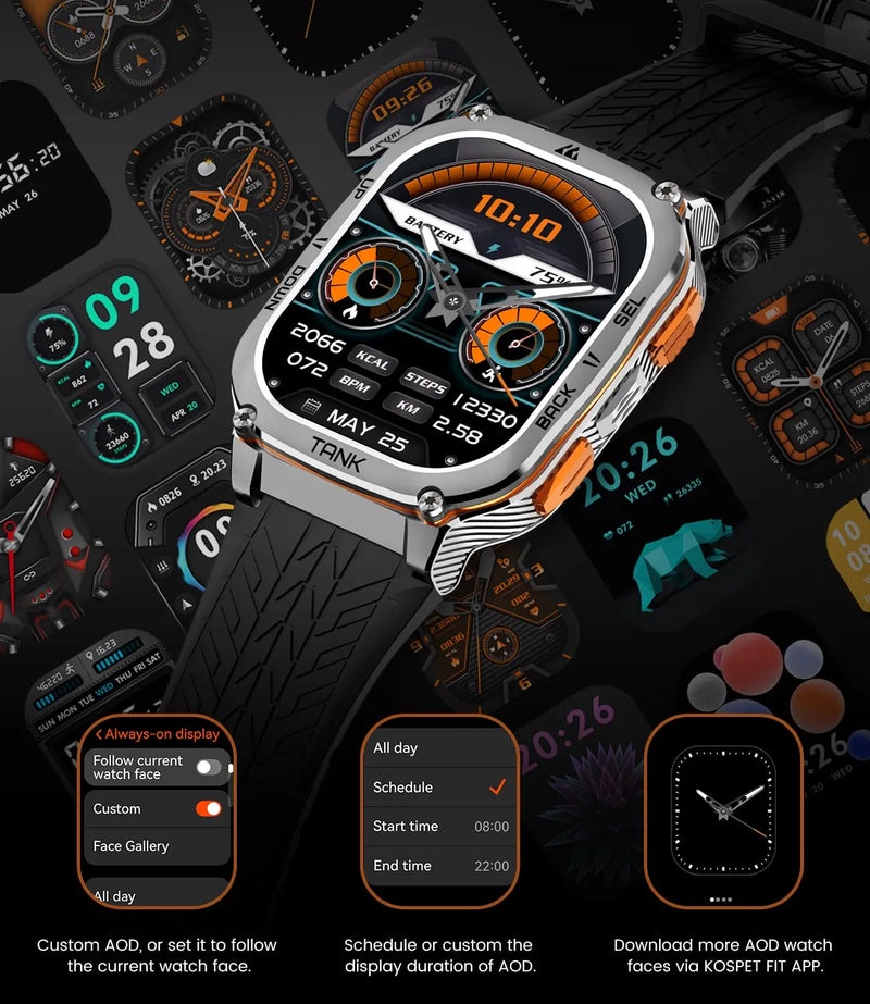 ساعة Kospet Tank M3 Ultra Smartwatch
