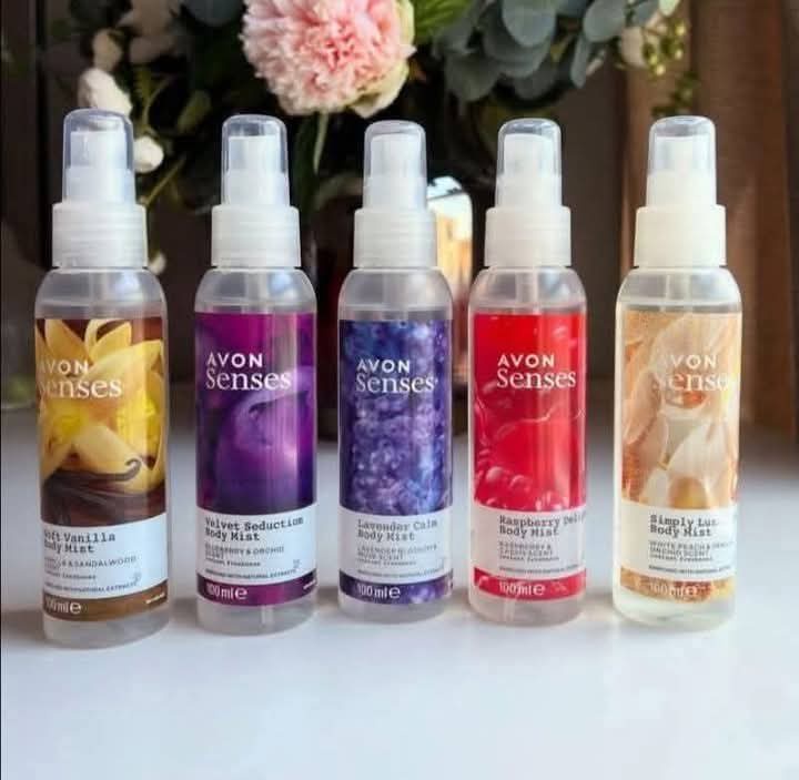 AVON Senses Body Mist 100ml – سبراي الجسم المعطر من أفون بأنواع متعددة