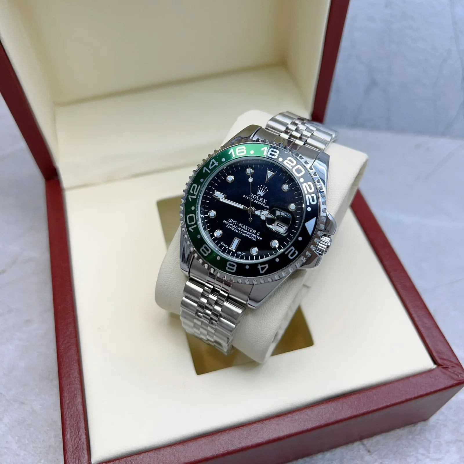 ساعة Rolex GMT II  سبرايت new ماستر درجة اولي