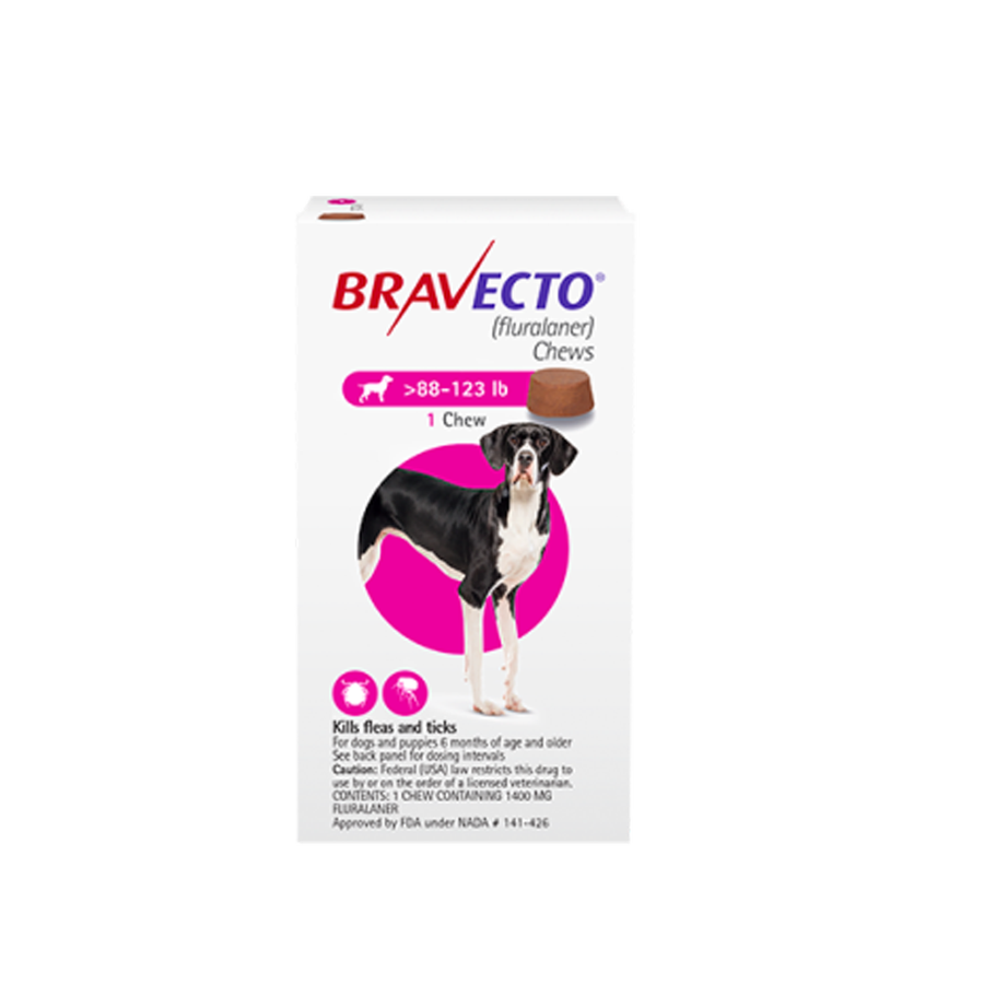 Bra - vecto Chewable Tablet For Very Large Dogs (40 - 56 Kg) X 1 Tablet