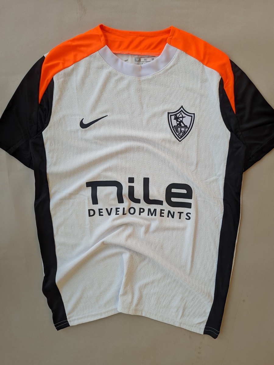 تيشيرت زمالك تدريب 2026 الابيض