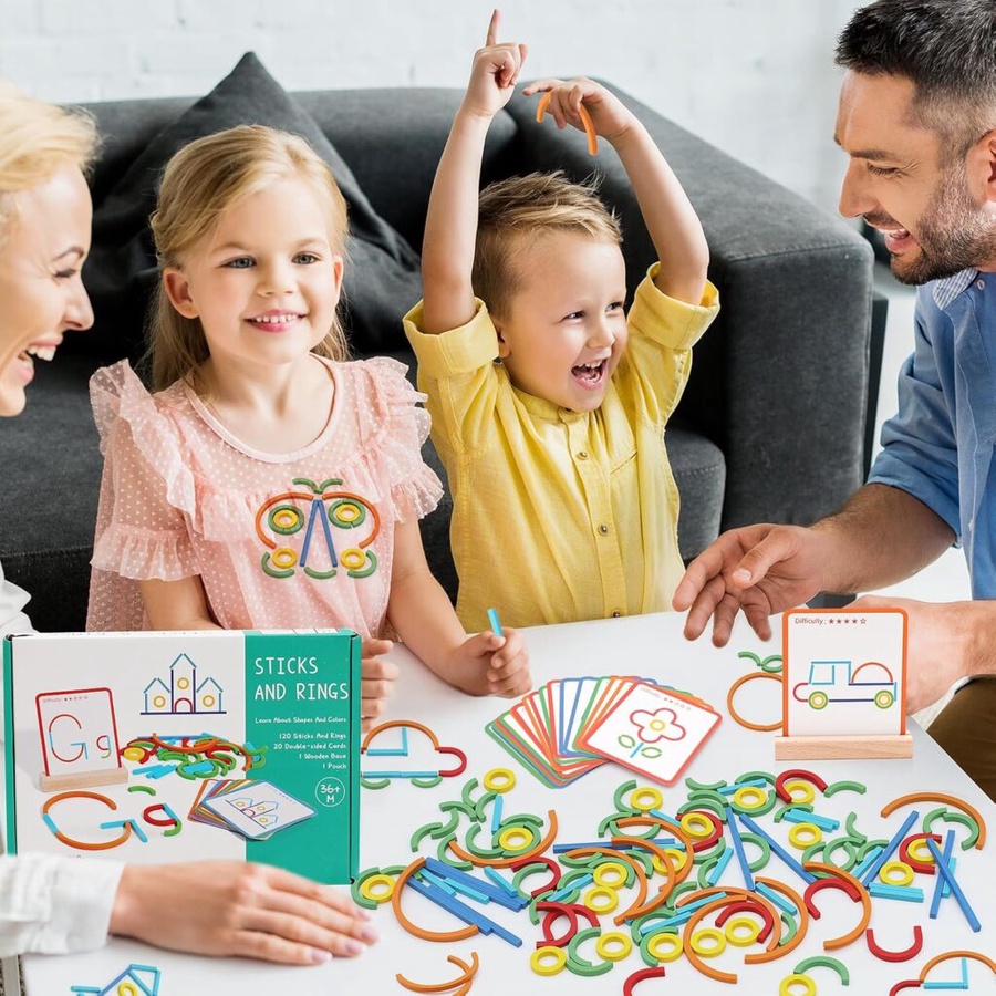 ✔ بيشتغل على تطوير ذكاء ابنك بخطوات مدروسة، وبيخليه 
يكتشف، يبني، ويبدع في كل مرة يلعب فيها.


✔ فيها 20 مستوى متدرج في الصعوبة، يعني ابنك هيكبر ويتطور معاها خطوة بخطوة.


✔ بتشتغل على 6 مهارات أساسية لتقوية ذكاء الأطفال من سن 3 لـ 6 سنوات.