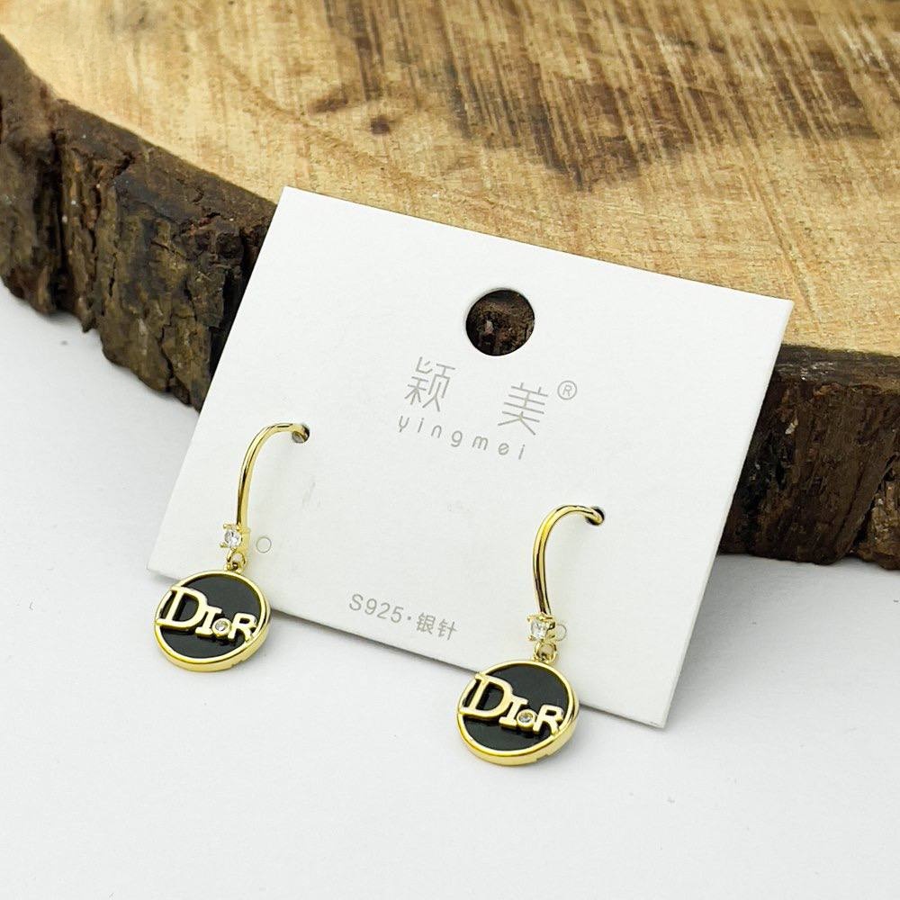 Dior Circle Earrings – Gold Plated Silver 925