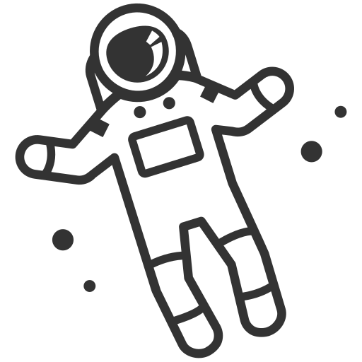  🚀 شكل ممتع برسمة رجل فضاء 