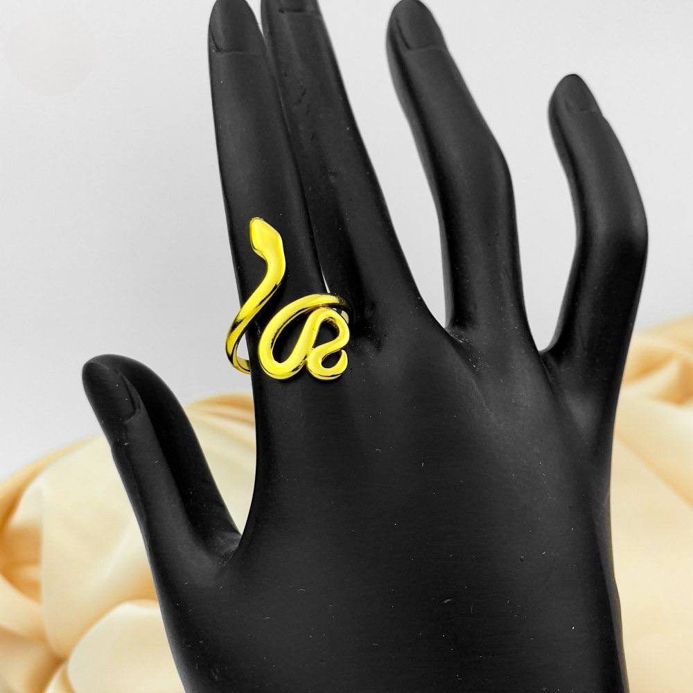 Full Snake Gold Ring – Stainless Steel