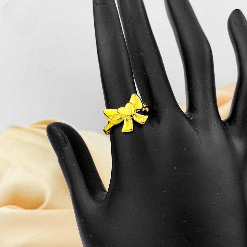 Gold Bow Knot Ring