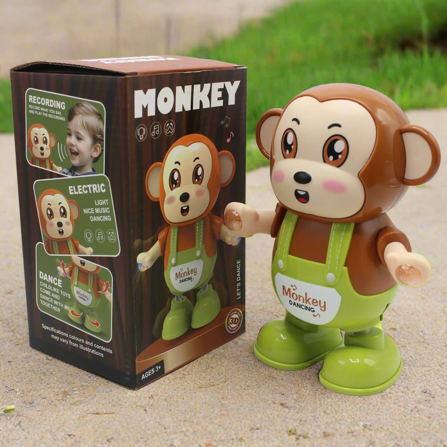 من أول لحظة… ابنك هيضحك ويتكلم مع القرد اللي بيردد الكلام!