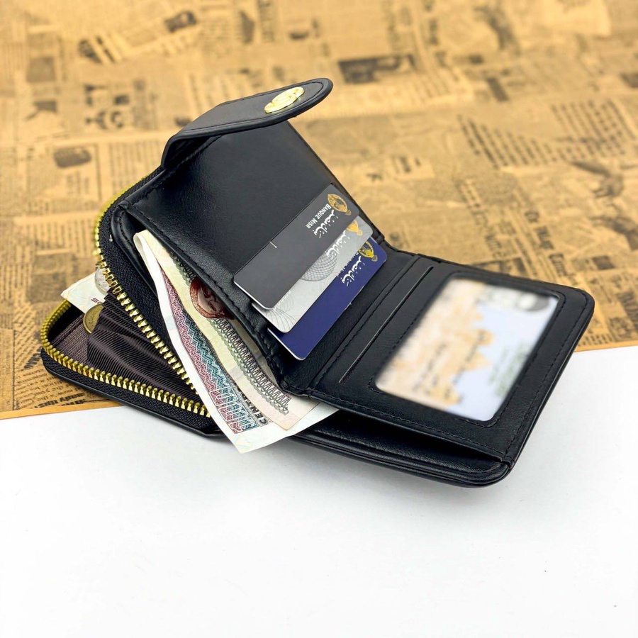 Canvas Checkered Wallet