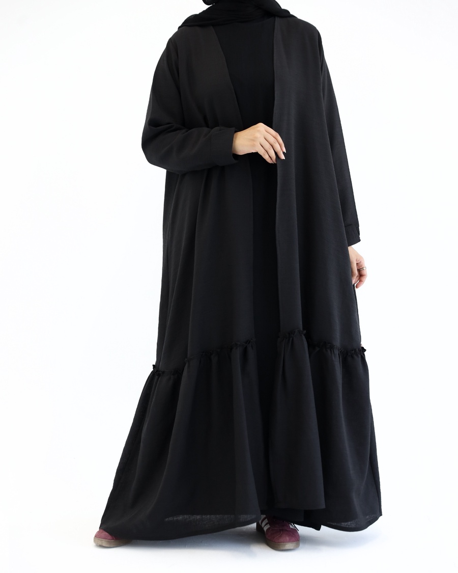 عباية يسر - اسود كود 2566