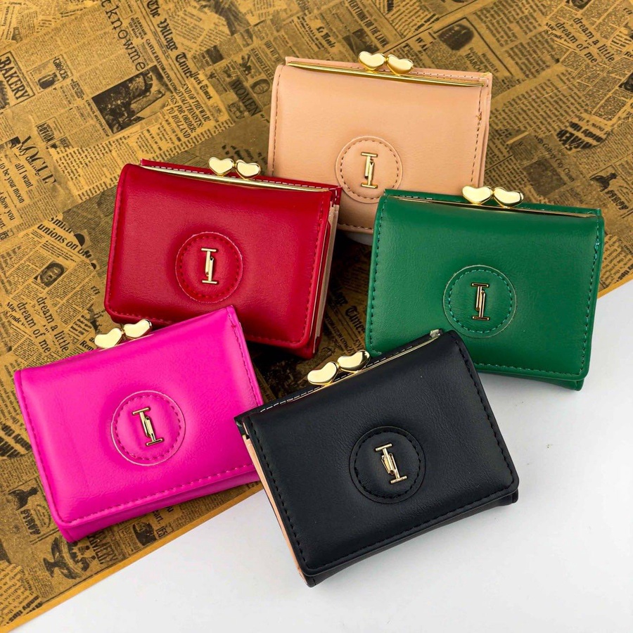 Flower Clip Wallet – Multi Colors