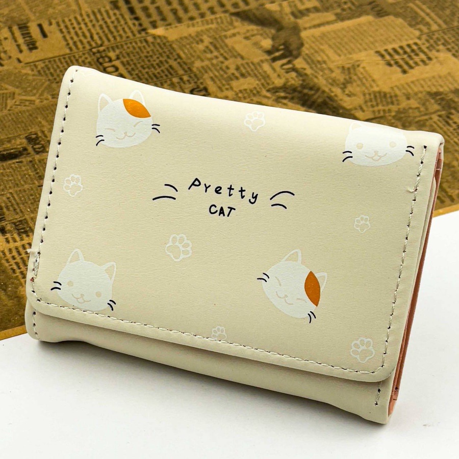 Pretty Cat Wallet – Multi Colors | Premium Faux Leather