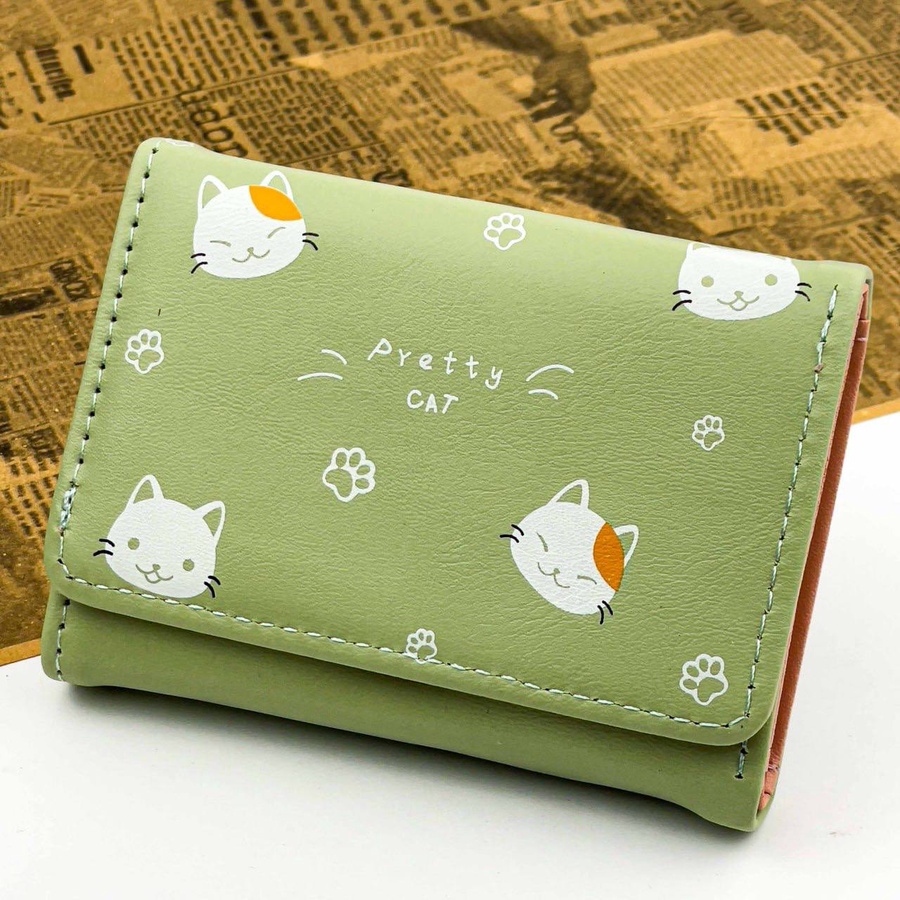 Pretty Cat Wallet – Multi Colors | Premium Faux Leather
