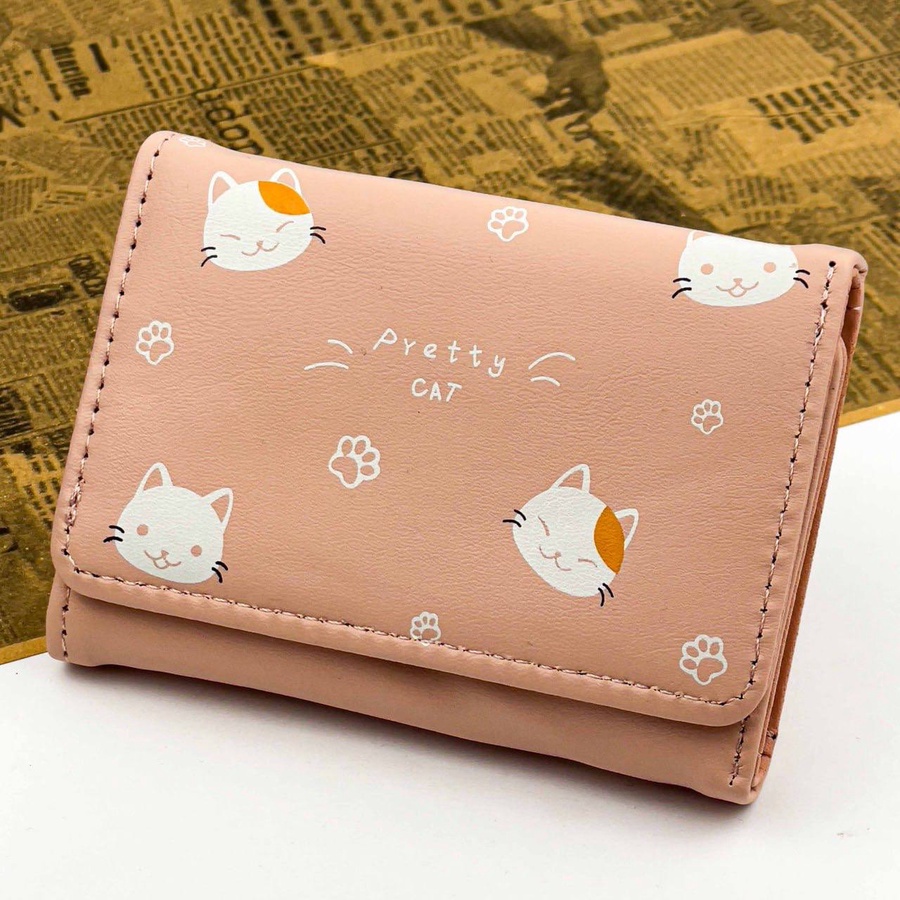 Pretty Cat Wallet – Multi Colors | Premium Faux Leather