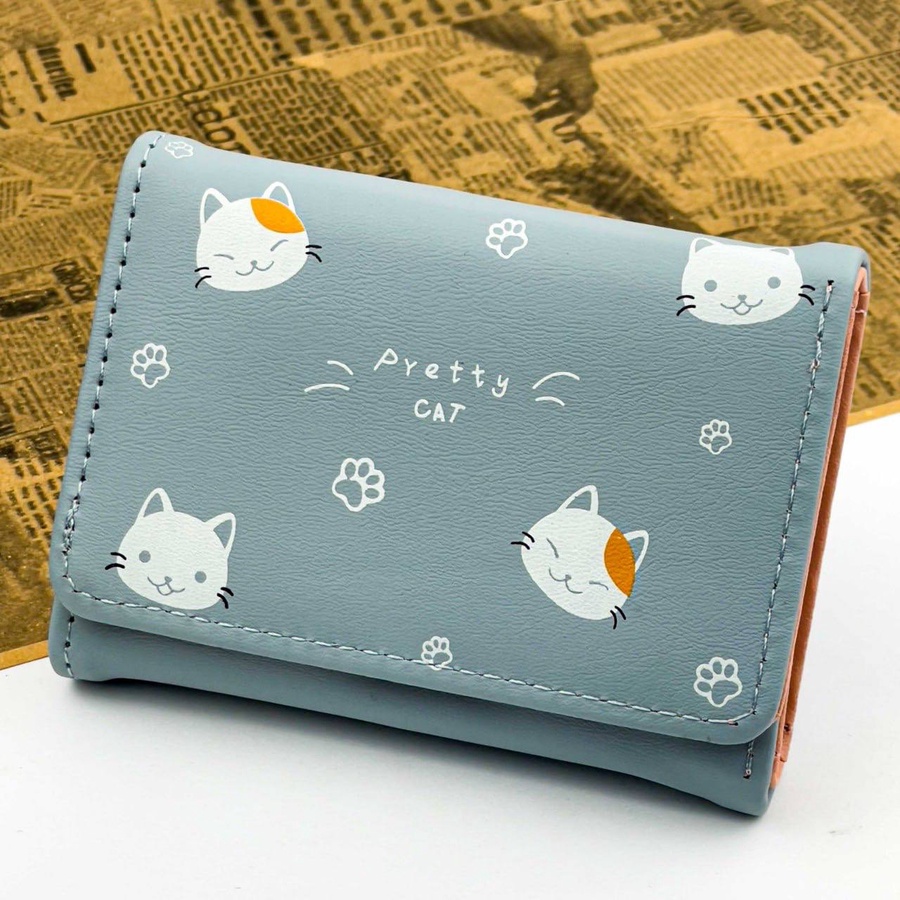 Pretty Cat Wallet – Multi Colors | Premium Faux Leather
