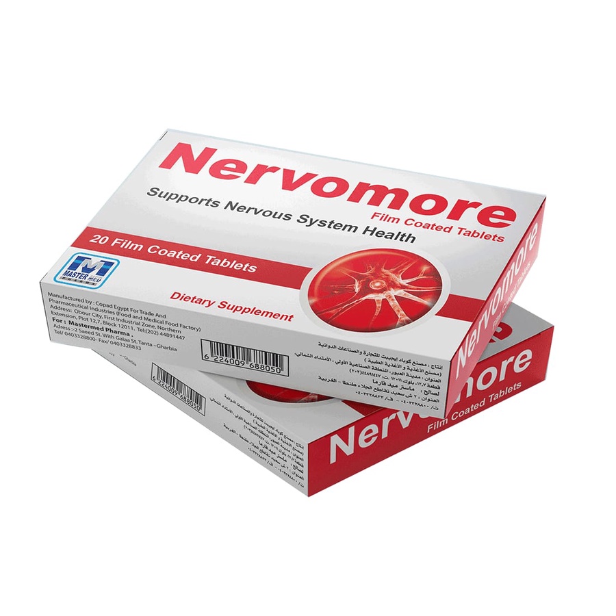 نرڤومور  مصمم لأولئك الذين يبحثون عن دعم غذائي لتحسين صحة ووظائف الجهاز العصبي. يُعد هذا المنتج مثاليًا لتعزيز الأداء العصبي، الوقاية من تلف الأعصاب، وتحسين الصحة العامة. مع تركيبته الغنية والمتوازنة.
 يُقدم  نرڤومور حلاً شاملاً وفعالاً لدعم الصحة العصبية والعامة.